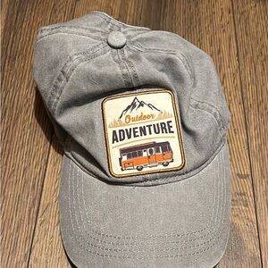 Gray Outdoor Adventure Cap